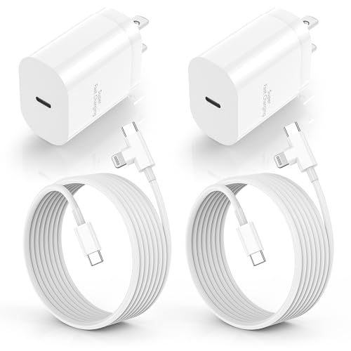 2 Pack 30W USB C Fast Charger with Cables