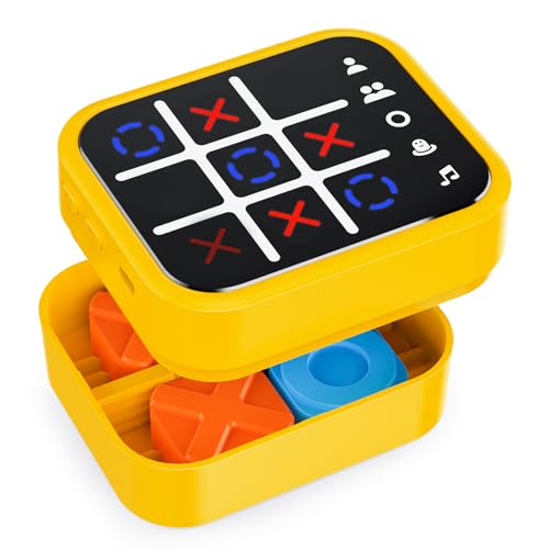 Rechargeable Electronic Tic Tac Toe Handheld Game