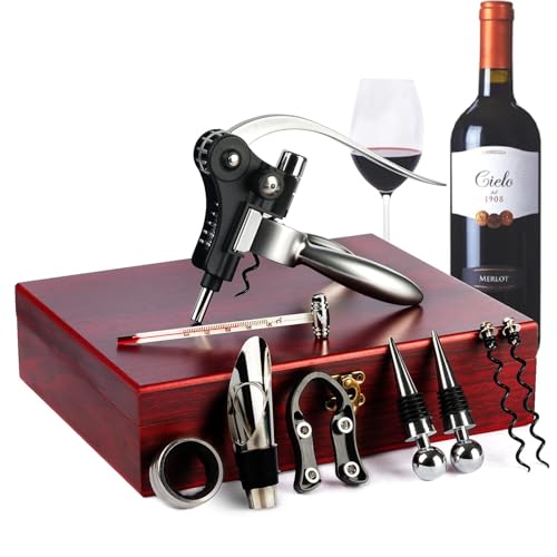 9 Piece Rabbit Wine Opener Gift Set