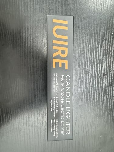 IUIRE Rechargeable Electric Candle Lighter - Silver