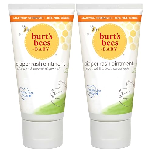 2 Pack Burt's Bees Maximum Strength Diaper Rash Ointment