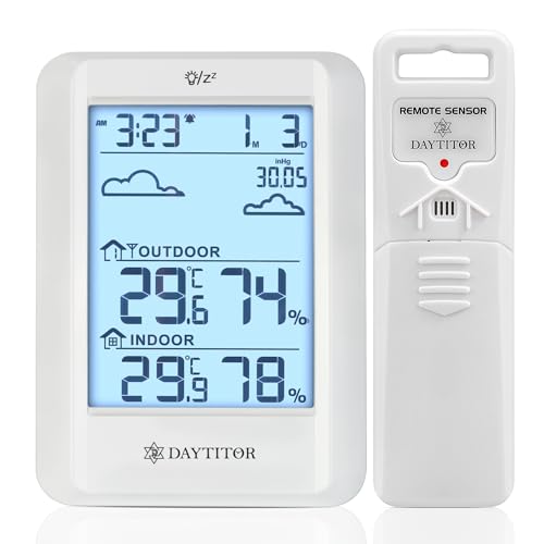 Wireless Outdoor Thermometer and Hygrometer Weather Station