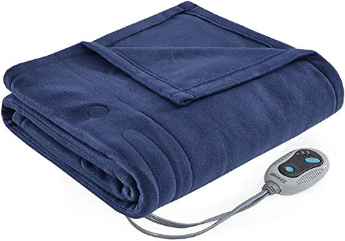 Beautyrest Heated Fleece Electric Blanket Throw