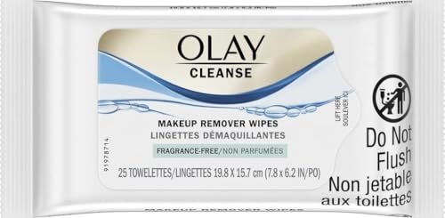 Olay Fragrance Free Makeup Remover Wipes 25 Count