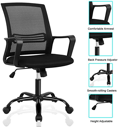 Ergonomic Mesh Office Chair with Lumbar Support