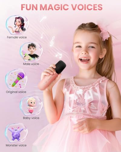 Karaoke Machine for Kids with 2 Microphones