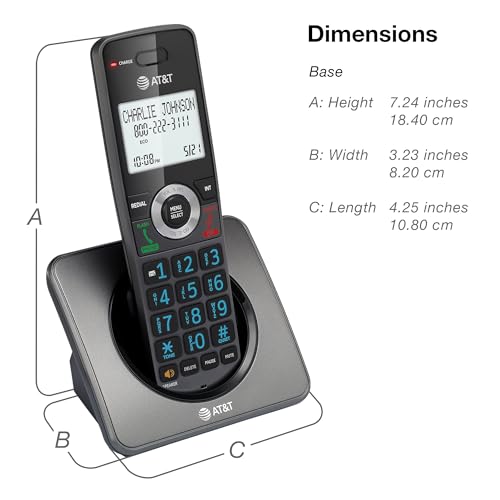 AT&T DECT 6.0 Cordless Phone with Caller ID