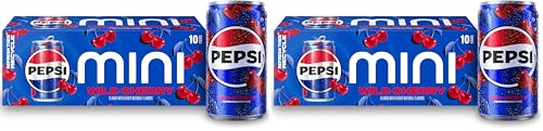 20 Pack Pepsi Wild Cherry Soda Mini Cans