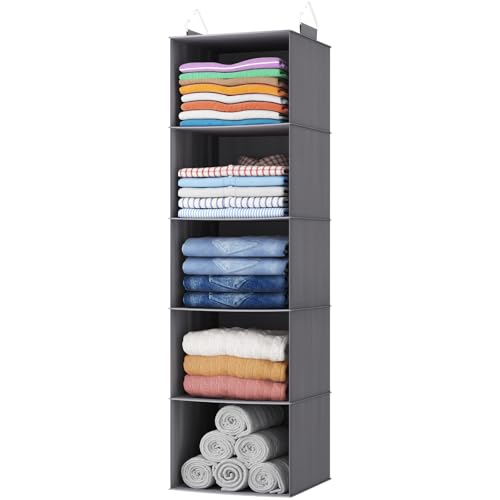 Lifewit 5 Tier Hanging Closet Organizer Shelf