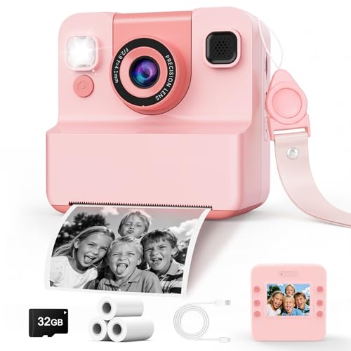 Kids Instant Print 1080P HD Digital Camera