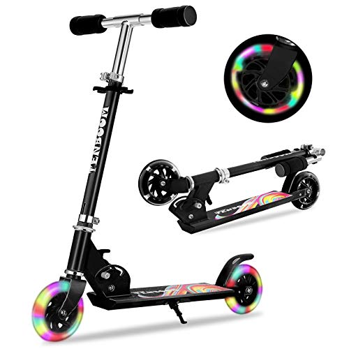 Light Up Foldable Kick Scooter for Kids