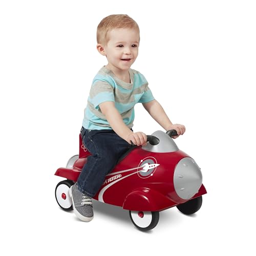 Radio Flyer Retro Rocket Ride On Toy for Toddlers