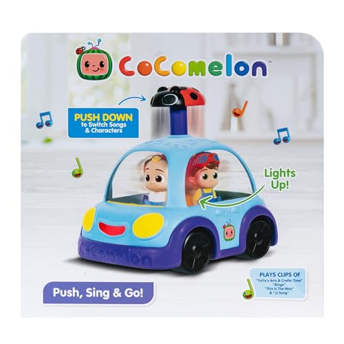 CoComelon Push ‘N Sing Family Car for Toddlers