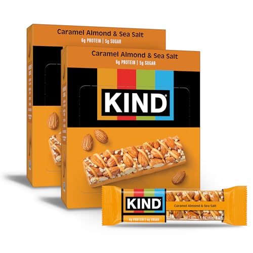24 Count KIND Nut Bars, Caramel Almond, Gluten Free