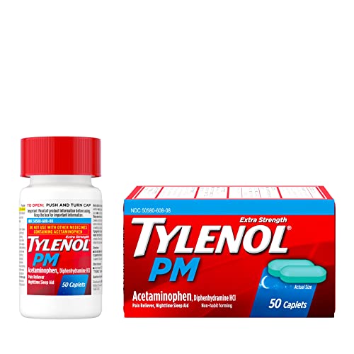 Tylenol PM Extra Strength Pain Relief Caplets