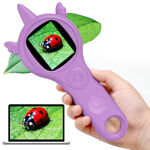 Digital Handheld Kids Microscope with Screen