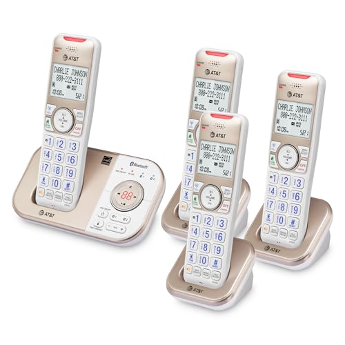 AT&T Bluetooth Cordless Phone with Answering Machine