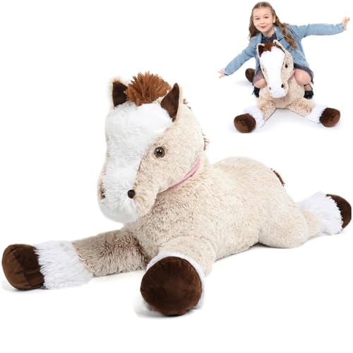 3ft Large Realistic Horse Stuffed Animal Plush Pillow