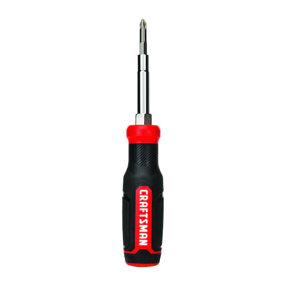 CRAFTSMAN Screwdriver with 6 Multi-Bits Storage