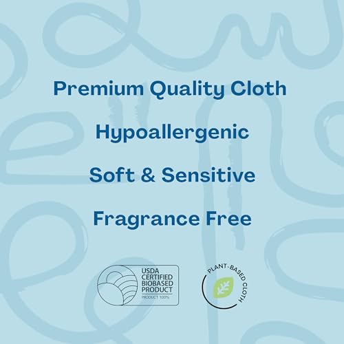 Hello Bello Extra Gentle Unscented Baby Wipes - Plant Based - Made with 99% Water and Aloe for Babies and Kids - 720 Count
