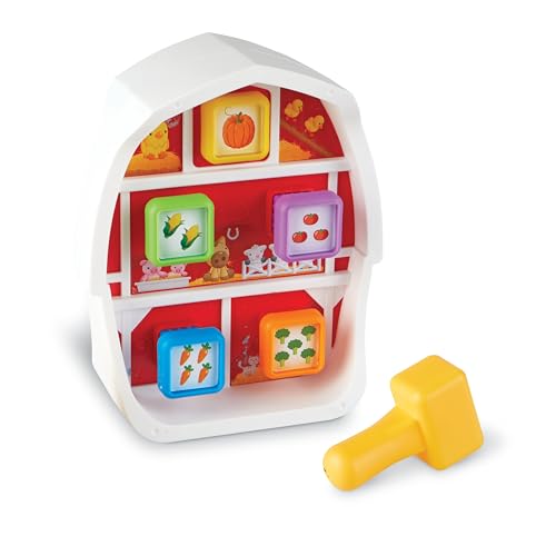 Learning Resources Barnyard Pounding Bench Hammer Toy Set