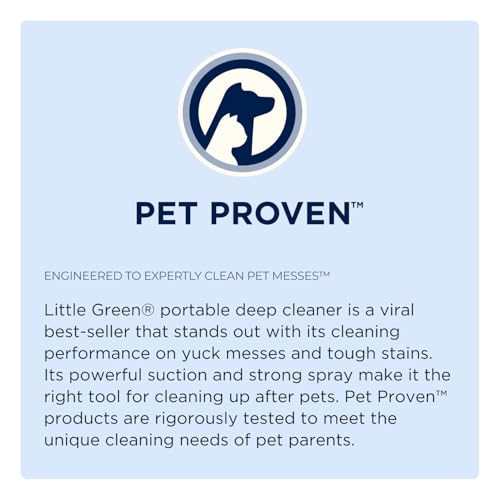 BISSELL Little Green Multi-Purpose Portable Carpet and Upholstery Cleaner, Car and Auto Detailer, with Exclusive Specialty Tools, Green, 1400B