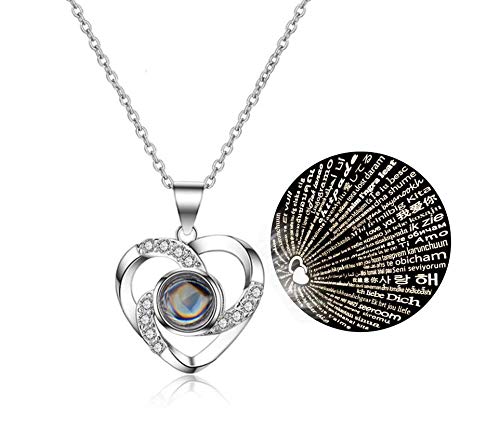 Preserved Flower Rose Necklace Gift Set for Her