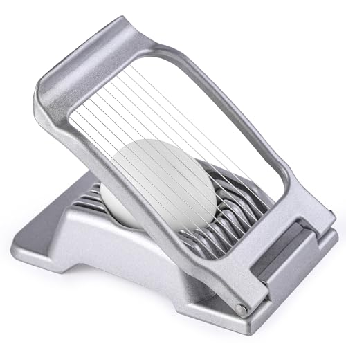 Heavy Duty Aluminum Egg Slicer with Stainless Steel Wires