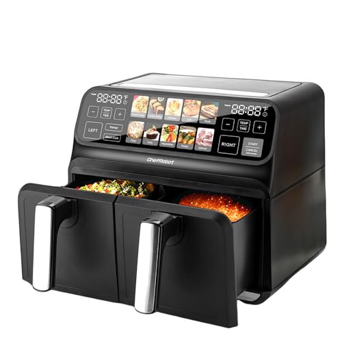 8 Quart Dual Basket TFT Touchscreen Air Fryer