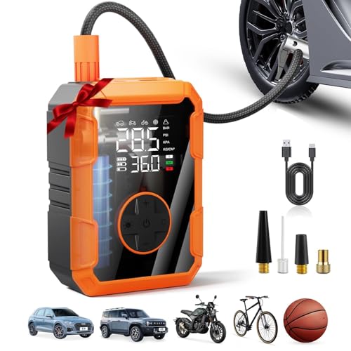 Portable Cordless Tire Inflator, 150 PSI Air Pump
