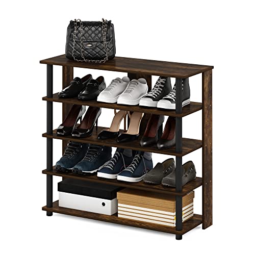 Furinno 5 Tier Wide Shoe Rack