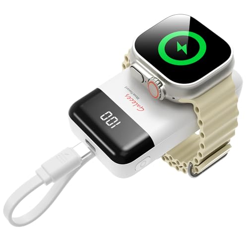 3000mAh Magnetic Portable Charger for Apple Watch and iPhone