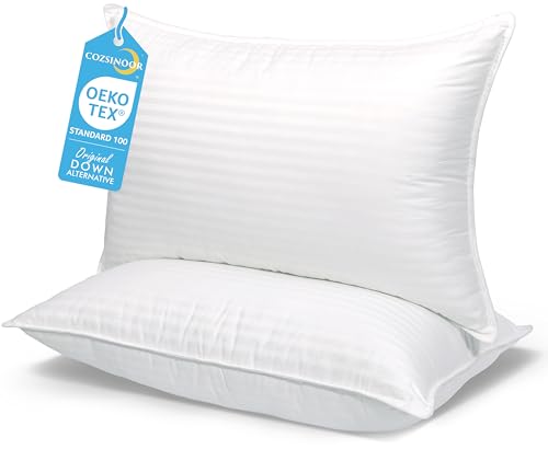 2 Pack Cooling Down Alternative Queen Bed Pillows