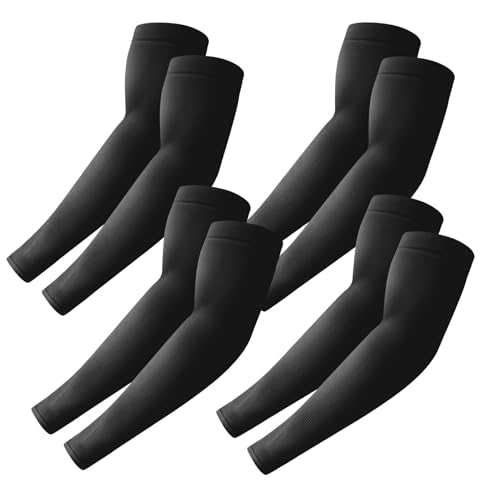4 Pack UV Protection Compression Arm Sleeves