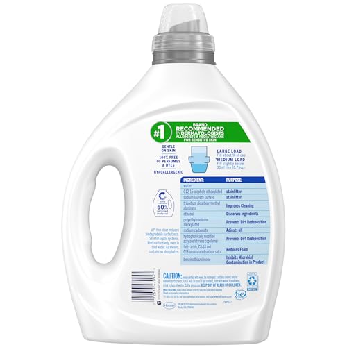 82.5oz all Free Clear Liquid Laundry Detergent