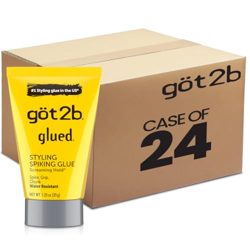 24 Pack Got2B Glued Travel Spiking Hair Gel