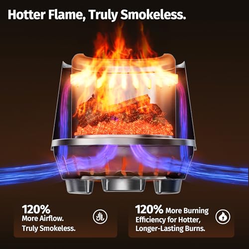 EAST OAK Smokeless Tabletop Fire Pit