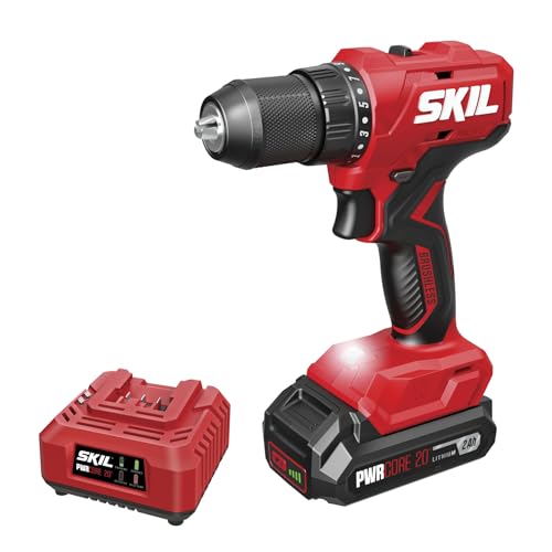 Skil 20V Brushless 1/2-Inch Cordless Drill Driver Kit
