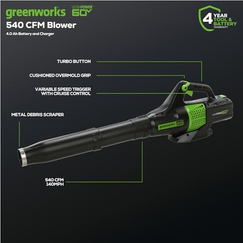 Greenworks 60V Cordless Trimmer & Blower Combo
