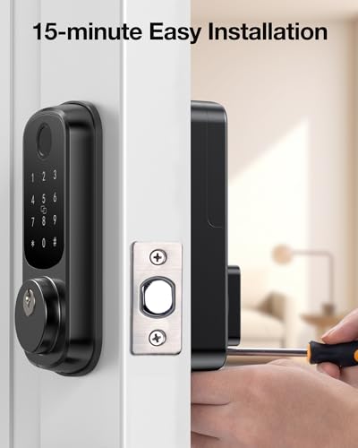 SohoTeco Smart Fingerprint Door Lock with Keypad