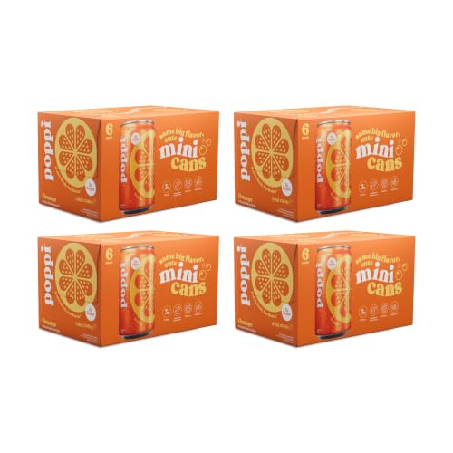 24 Pack poppi Prebiotic Soda 7.5 Fl Oz Cans