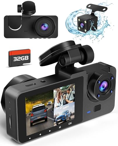 4K Dual Dash Cam with Night Vision and Parking Mode