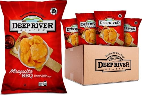 24 Pack Mesquite BBQ Kettle Potato Chips Gluten Free