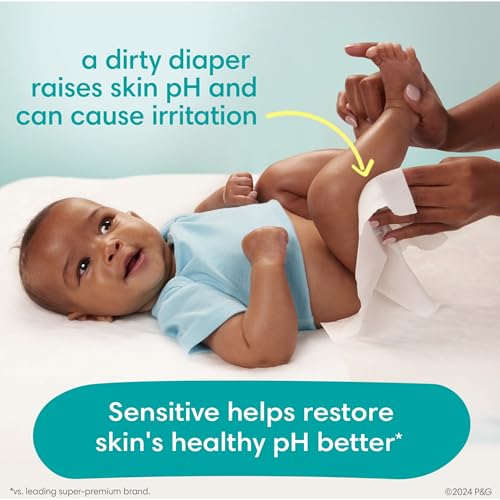 Diapers Size 2, 186 Count and Baby Wipes - Pampers Swaddlers Disposable Baby Diapers and Water Baby Wipes Sensitive Pop-Top Packs, 336 Count (Packaging May Vary)