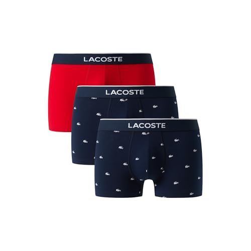 3 Pack Lacoste Stretch Cotton Trunks