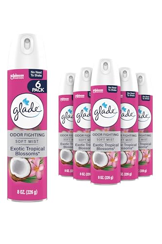 6 Pack Glade Air Freshener Room Spray 8 Oz