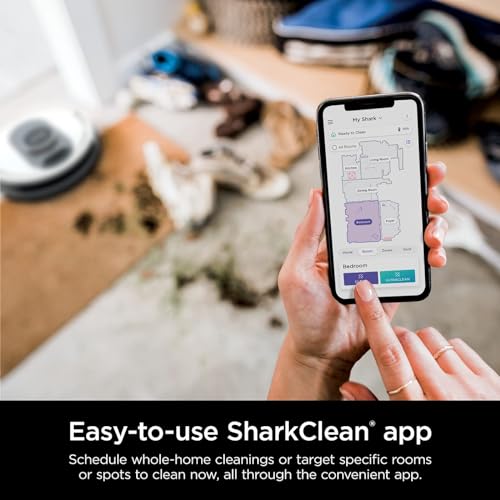 Shark AI Ultra Voice Control Robot Vacuum with Matrix Clean Navigation, Home Mapping, 60-Day Capacity, Self-Empty Base for Homes with Pets, Carpet & Hard Floors (Silver/Black)