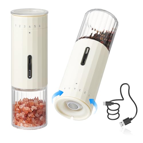 Rechargeable Electric Salt and Pepper Grinder Set
