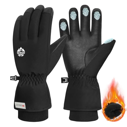 Insulated Waterproof Touchscreen Winter Ski Gloves