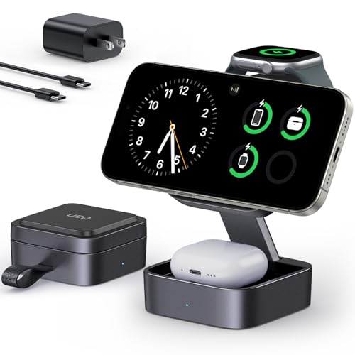 3-in-1 Magnetic Wireless Charging Station for Apple